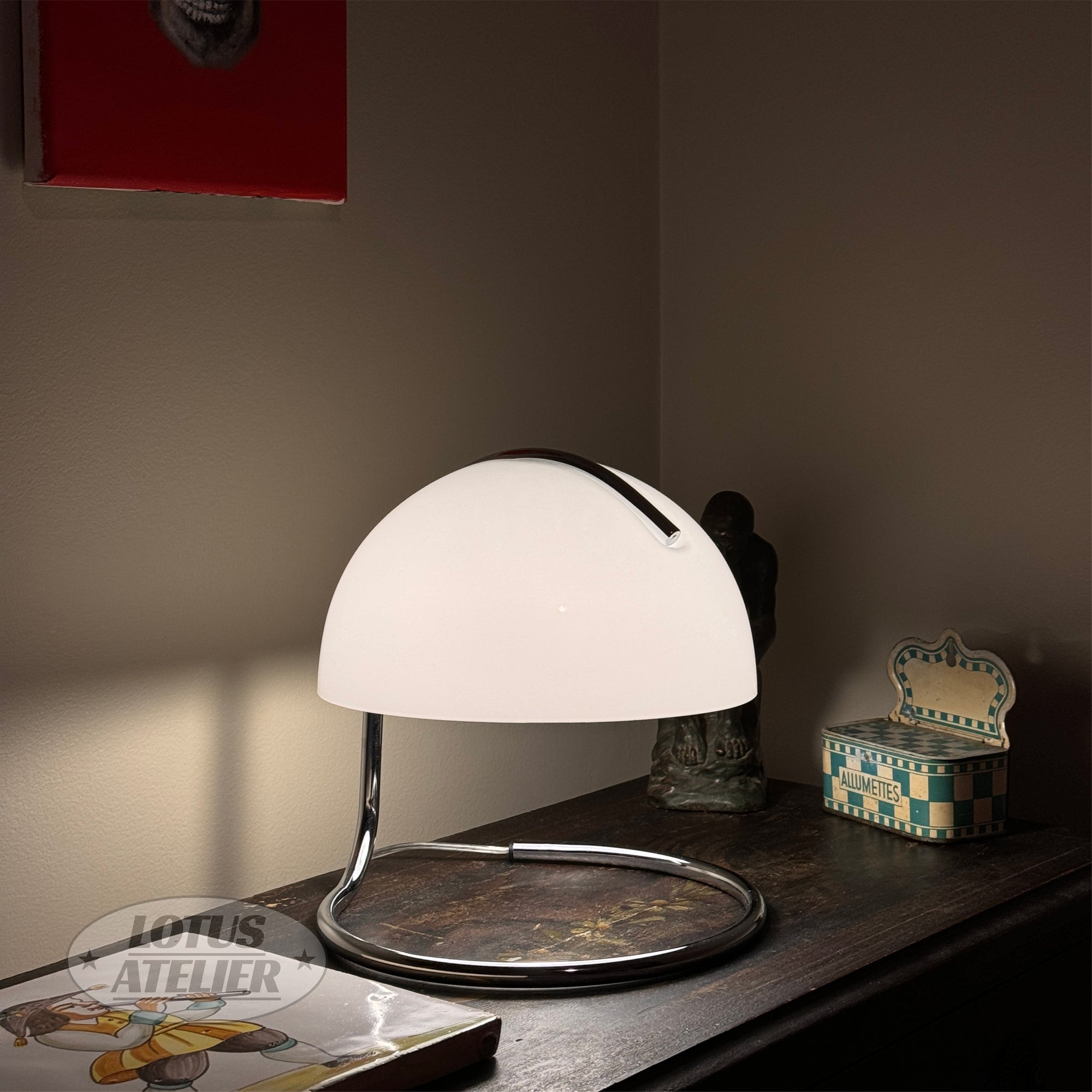 Chrome Bauhaus Lamp