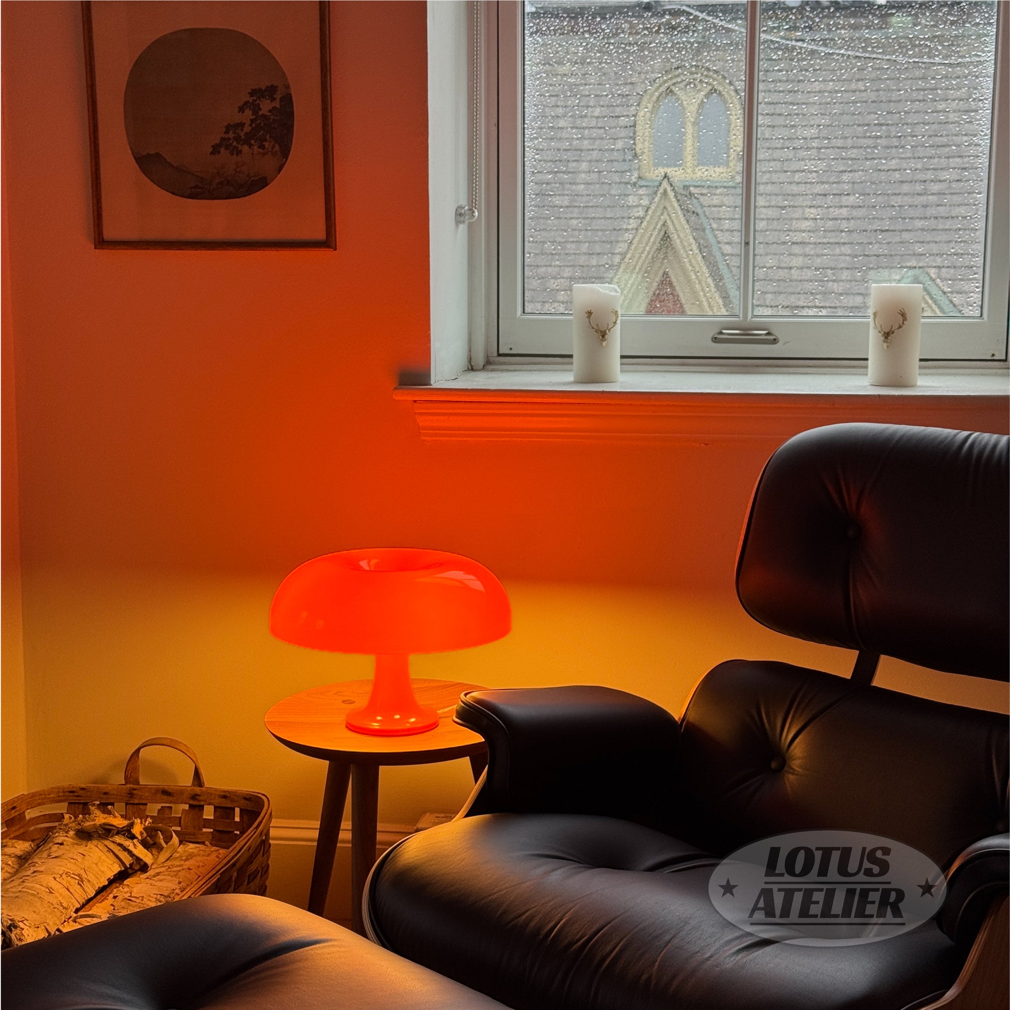 Retro Mushroom Lamp