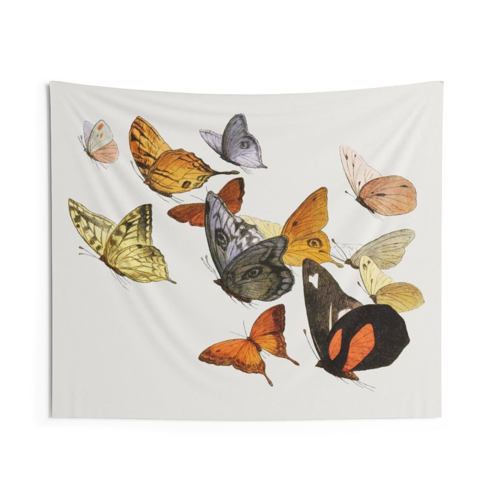 Butterfly Tapestry For Bedroom | Cottagecore Room Decor | Cottage Core Dorm Room Decor | Multiple Sizes