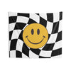 Trippy Smiley Face Tapestry | Multiple Colors