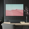 Pink Sand Dunes Acrylic Print Glass Wall Art