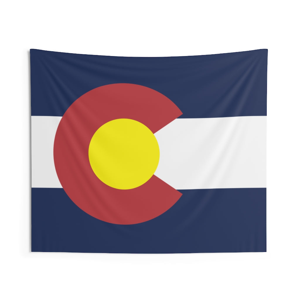 Colorado Tapestry Wall Hanging Flag | Teen Bedroom, Apartment and Living Room Wall Hanging | College Dorm Decor | Multiple Sizes