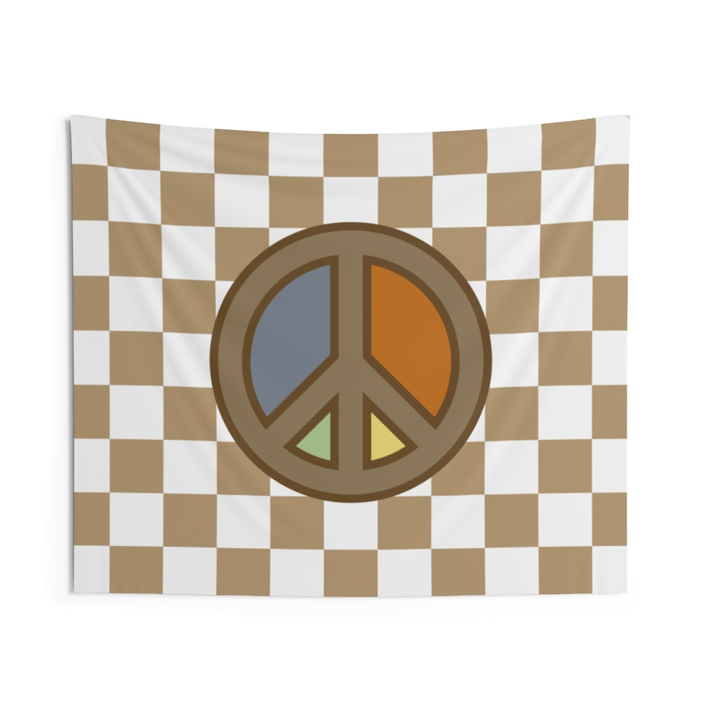 Peace Sign 70s Tapestry