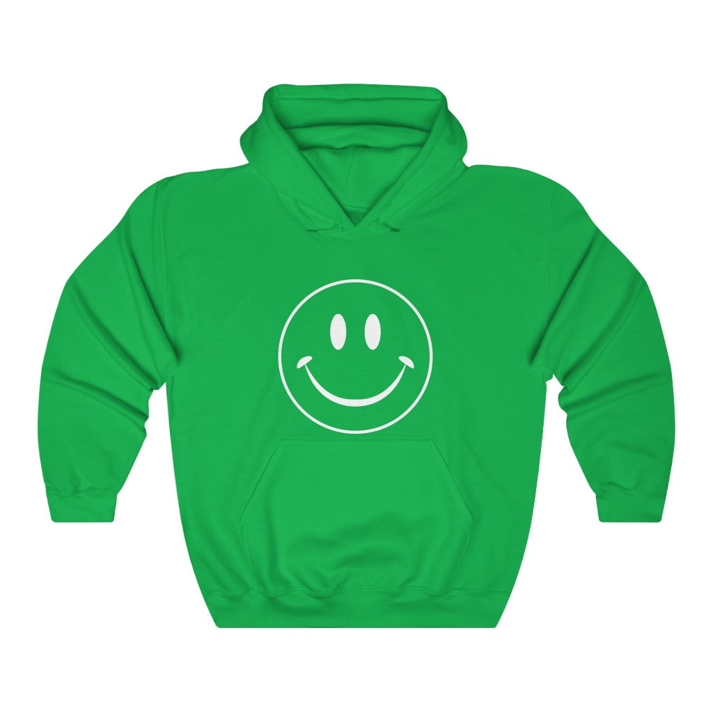 Unisex Heavy Blend Gildan Hoodie | Smiley Face Sweatshirt | Multiple Colors