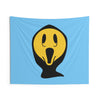 Load image into Gallery viewer, Scream Smiley Face Funny Tapestry for Bedroom Teen | College Dorm Decor | Multiple Sizes