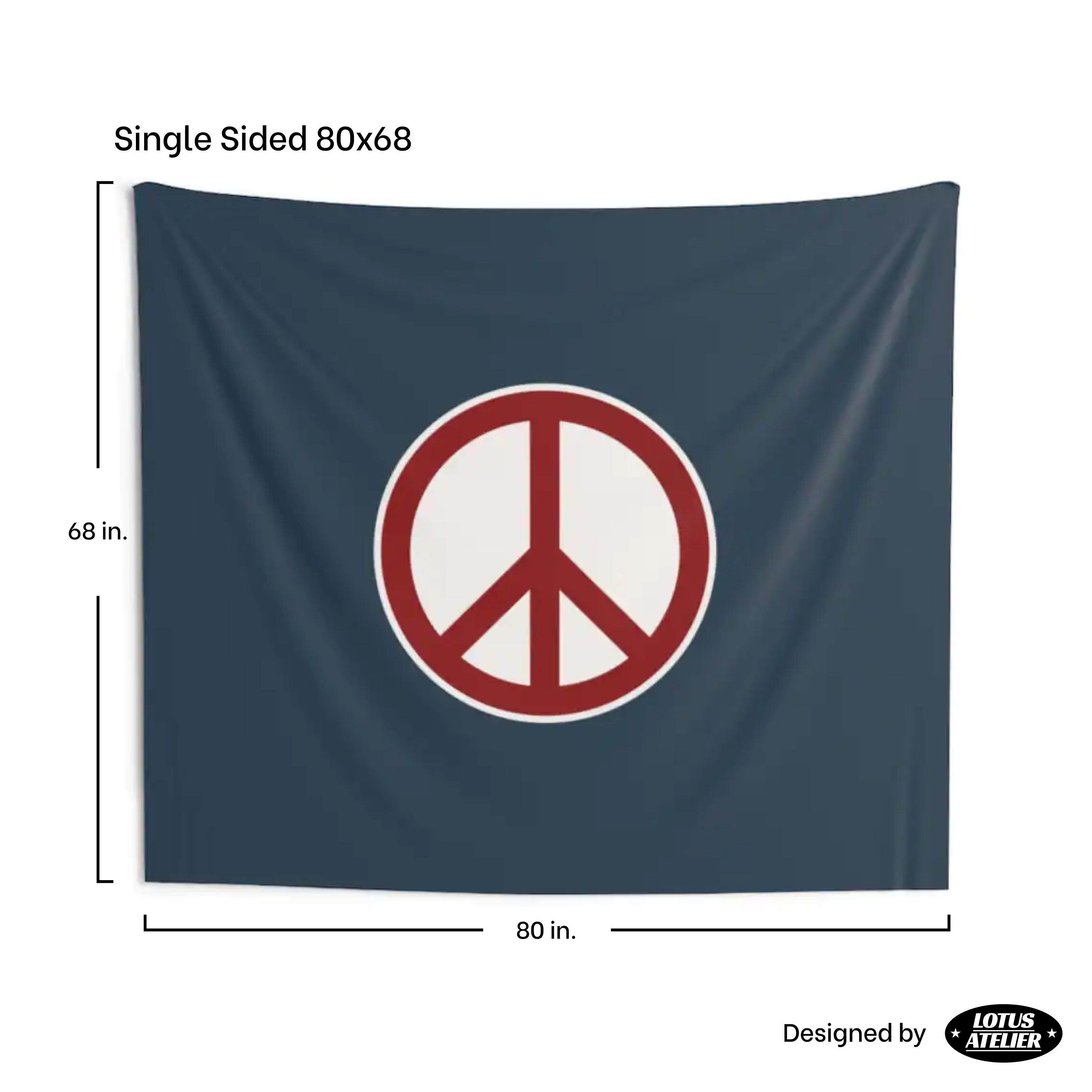 Peace Sign Tapestry