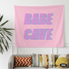 Babe Cave Tapestry Cute | Pink Tapestry for Girls Bedroom | College Dorm Room Decor | Multiple Sizes