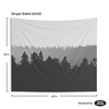 Load image into Gallery viewer, Silhouette Forest Tapestry