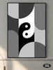 Load image into Gallery viewer, Yin Yang Bauhaus Poster | UNFRAMED