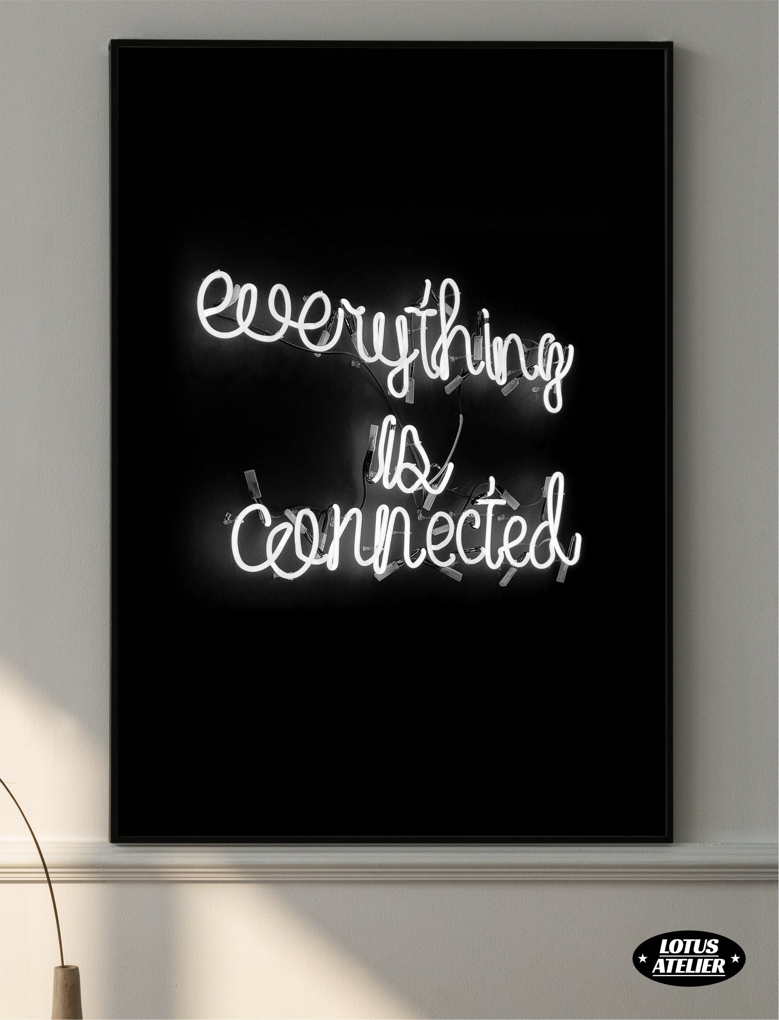 Everything Is Connected Poster | UNFRAMED