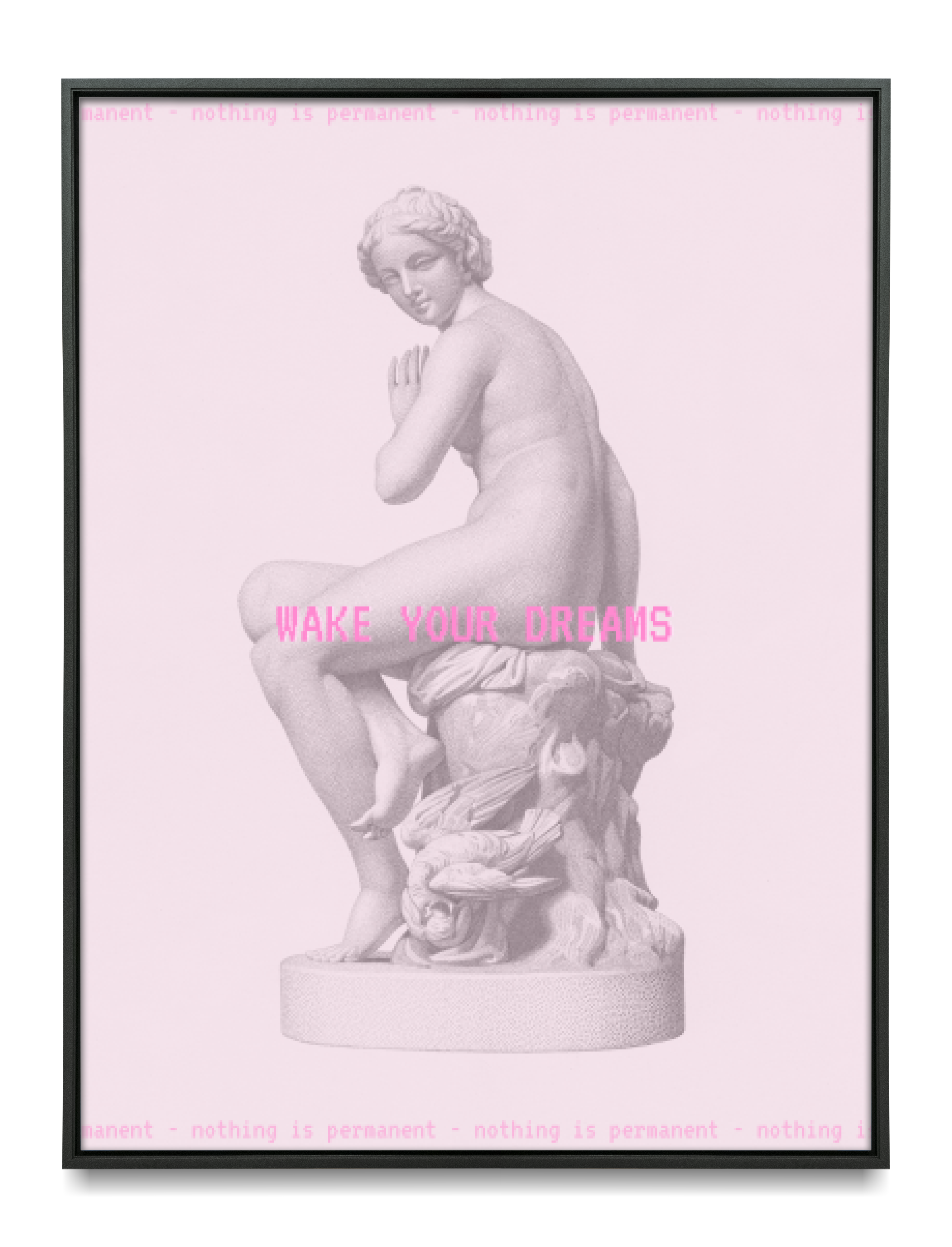 Pink Poster for Room Teen | Vibey Room Decor & Preppy Room Decor | Hippie Pink Aesthetic Posters Wall Decor & Living Room Decor | UNFRAMED