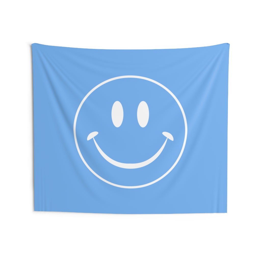 Smiley Face Tapestry Cute | Multiple Colors