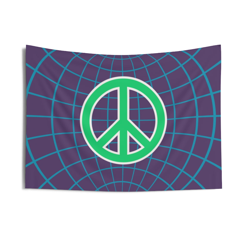 Peace Sign 70s Tapestry