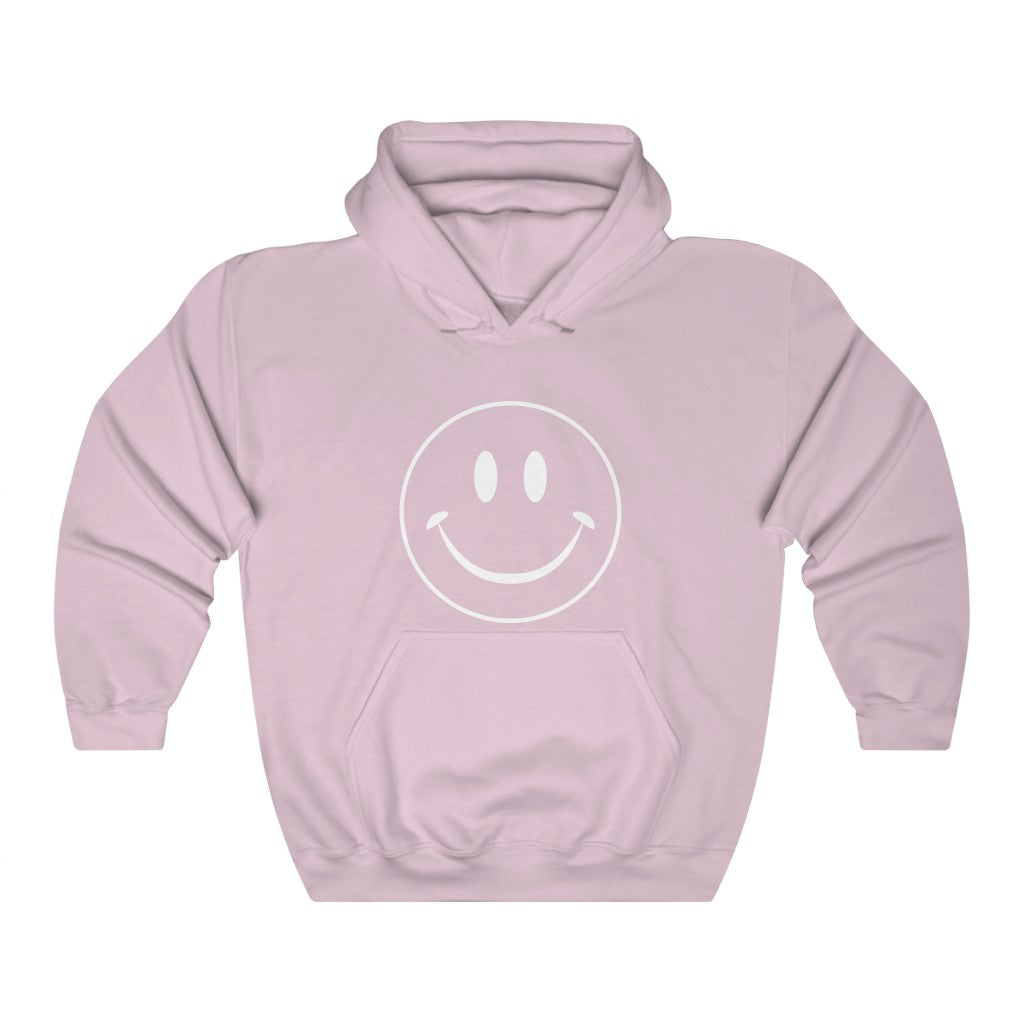 Unisex Heavy Blend Gildan Hoodie | Smiley Face Sweatshirt | Multiple Colors