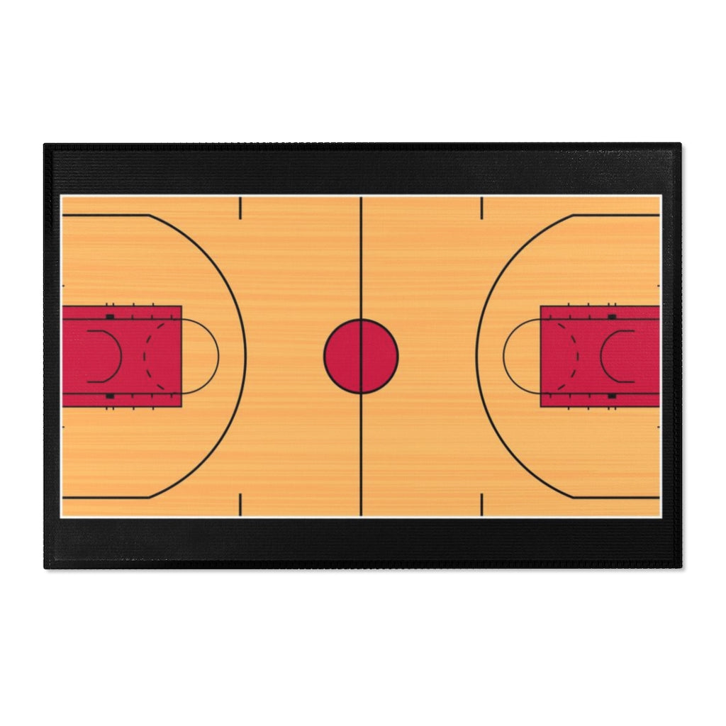 Basketball Court Rug | Sports Basketball Stuff Game Room Basketball Decor Bedroom Rug Carpets Area Rugs | Basketball Rug for Bedroom Teen & Home Living Room Decor